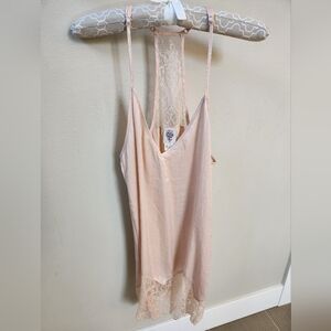 NWT - Elegant pale Pink Lace Slip Dress